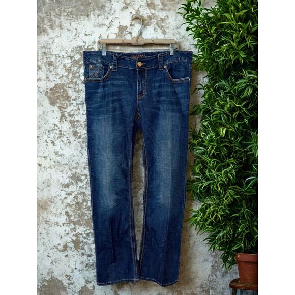 Melissa McCarthy Seven 7 Women’s Plus Size 16 W Slim Boot Jeans Slimming System - Picture 1 of 13